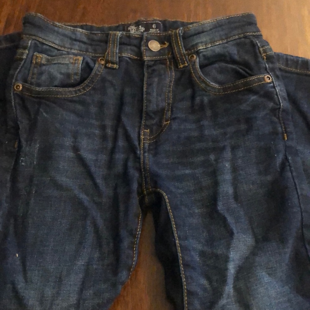 Dark wash boys jeans - jachs co.
